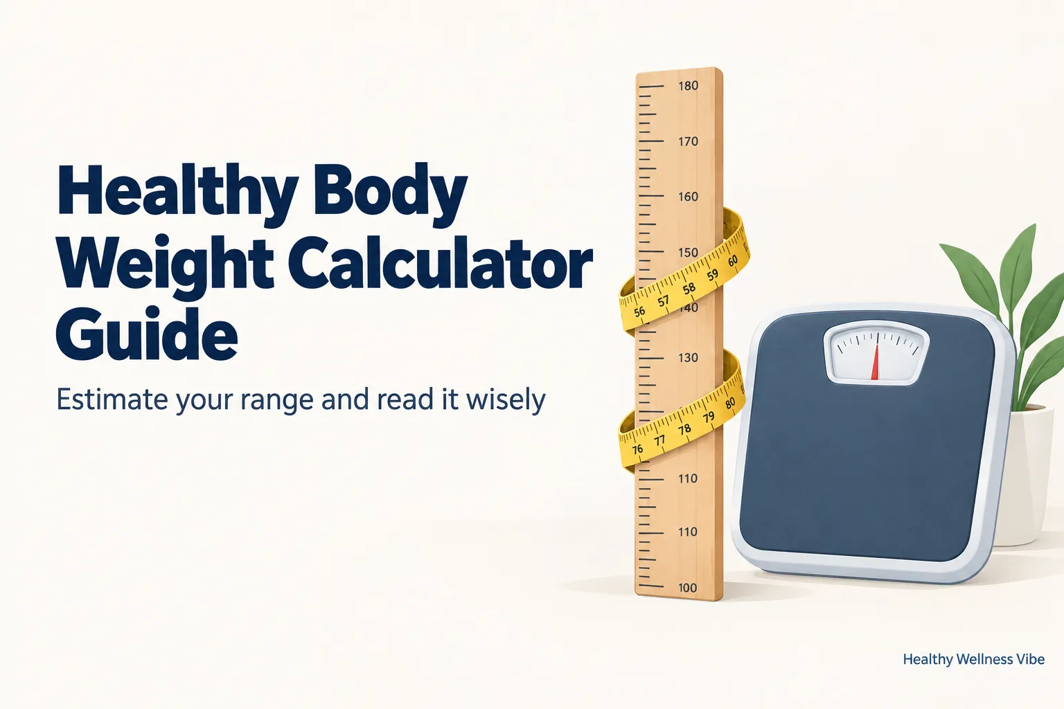 Healthy Body Weight Calculator: How to Estimate Your Healthy Range